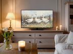 Three Geese Easter Frame TV Art