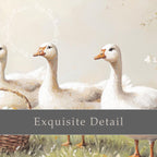 Geese & Easter Egg Basket Frame TV Art