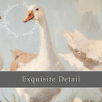 Geese & Daffodils Frame TV Art