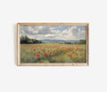 Poppy Field Frame TV Art