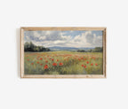 Poppy Field Frame TV Art