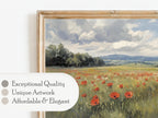 Poppy Field Frame TV Art