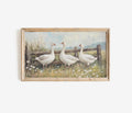 Three Geese Easter Frame TV Art